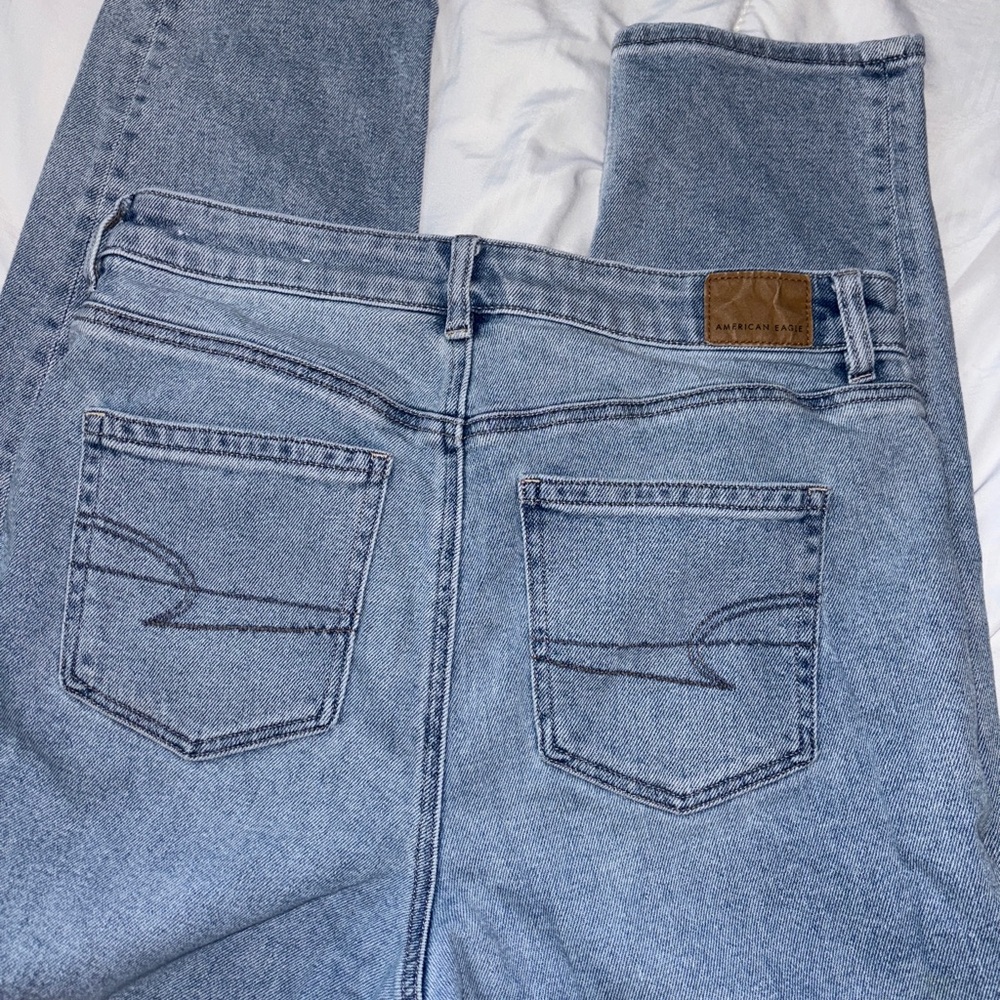 American Eagle Outfitters Blue Straight Leg Jeans